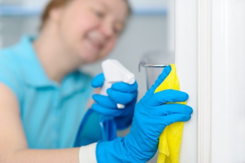 Post construction cleaning of a modern Hammersmith interior