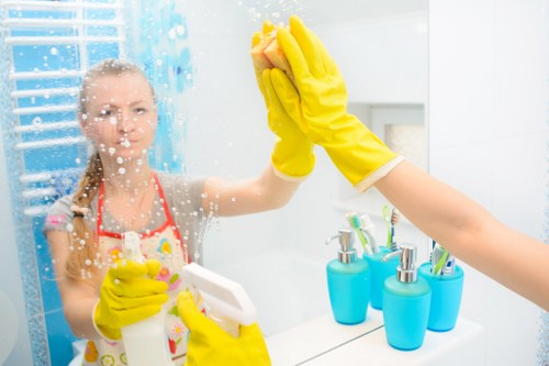 Deep cleaning of tile and grout floors in Hammersmith